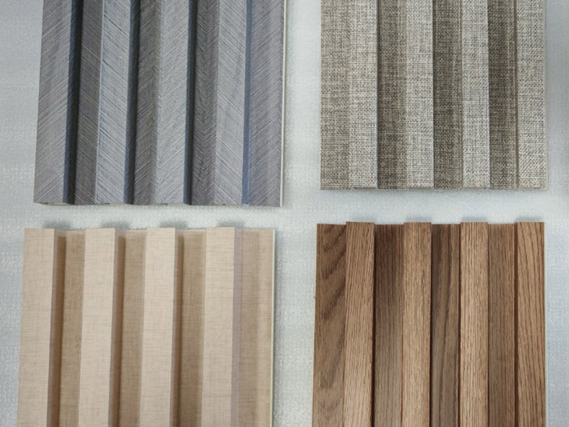 WPC (Wood-Plastic Composites) fluted soundproof wallboard